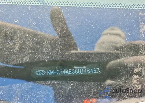 2012 Hyundai Accent z USA, uszkodzony, nr VIN KMHCT4AE3CU116467